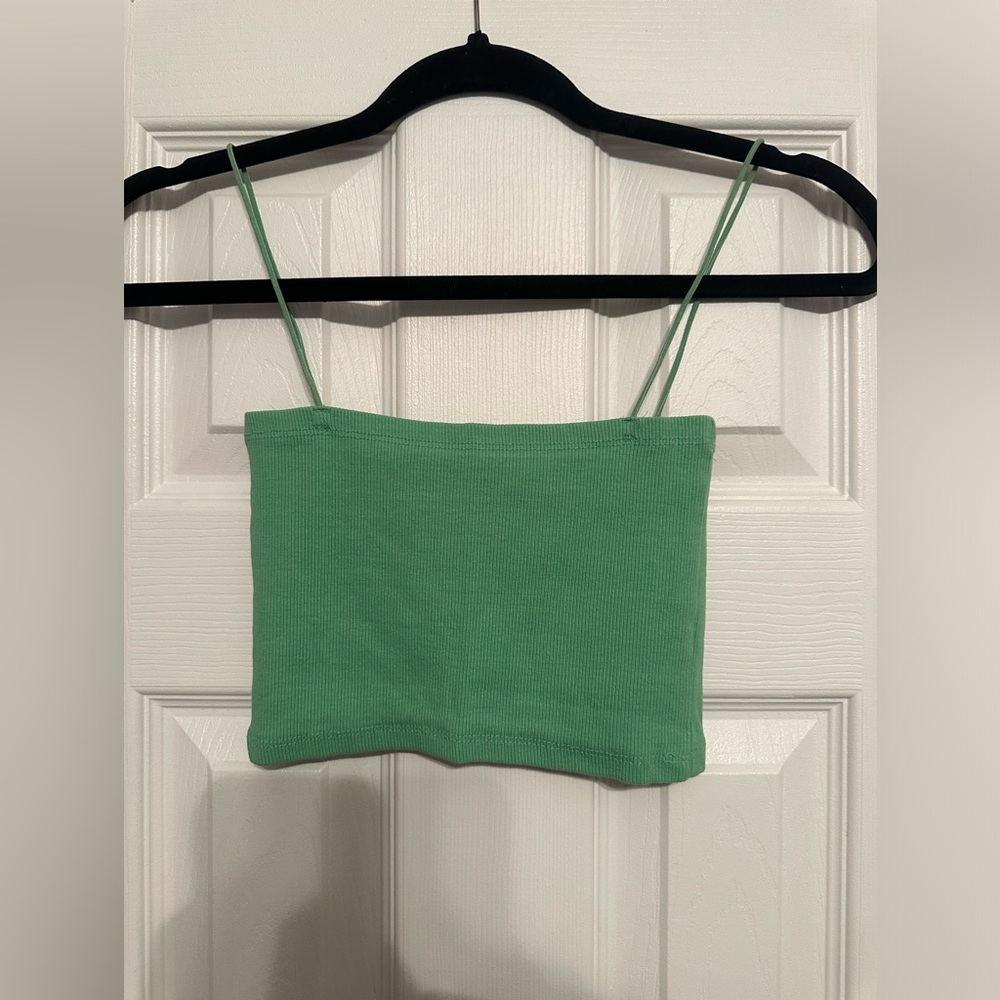 Zara green top